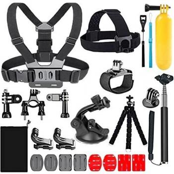 YHTSPORT 20-In-1 para Accesorios Gopro, Kit de Accesorios para cámara de acción para GoPro Hero Session