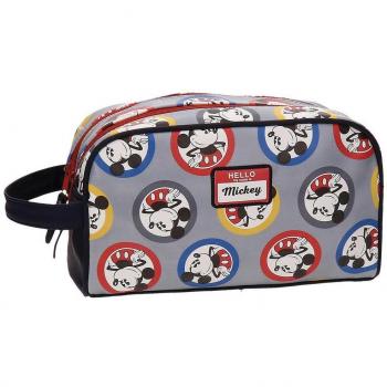 Disney Mickey Circles Neceser de viaje, 26 cm, 4.58 litros, Azul