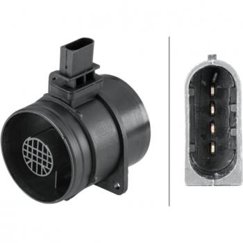 Caudalímetro y medidor de masa de aire HELLA 8ET 358 095-301, tipo: sensor de flujo de aire, características: diseño compacto, alta precisión en mediciones, fácil instalación, compatible con múltiples modelos de