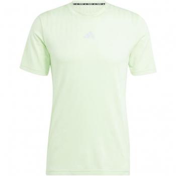 Camiseta de fitness adidas Essentials HIIT Airchill para hombre, color verde, manga corta, talla XL