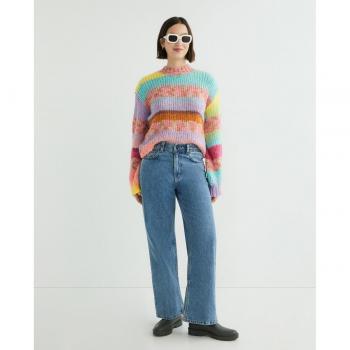 Jersey de mujer de punto con cuello redondo cerrado Noisy May