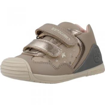 Biomecanics 241103 Zapatilla Deportiva Velcro bebé niña (hasta talla 30) Gris