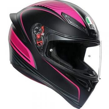AGV Casco K1 Multi Pitland azul/rojo/amarillo L L WARMUP BLACK/PINK