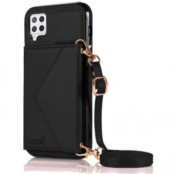 Funda Colgante Wallet Negra para Samsung Galaxy A42 5G