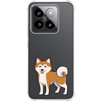 Funda Antigolpes de Silicona para Xiaomi 14 5G con Diseño de Perros 02