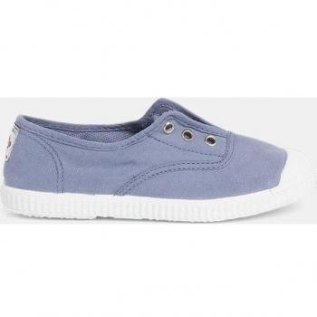 Zapatillas de lona con puntera de goma y cierre elástico