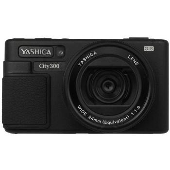 Cámara Digital Compacta Yashica City 300, 50 MP, con Flash Mini QuickFlash, Negro