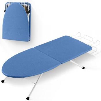 Tabla de Planchar Plegable Mini Antideslizante 80x30cm para Espacios Pequeños