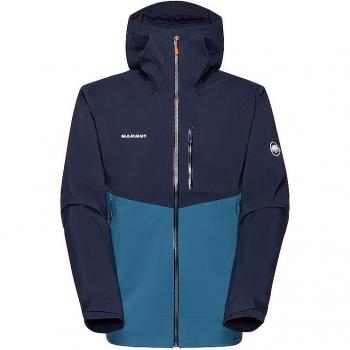 Chaqueta Hardshell con Capucha Mammut Alto Guide HS Azul Marino - Talla S