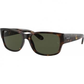 Ray-Ban RB4388 710/31 Unisex Square Havana Sunglasses