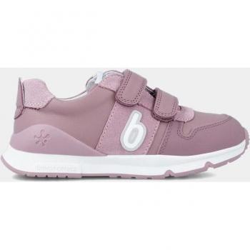 Zapatillas Deportivas Biomecanics 231006-B Básico Malva - Zapatillas deportivas de niños de piel con doble cierre adherente