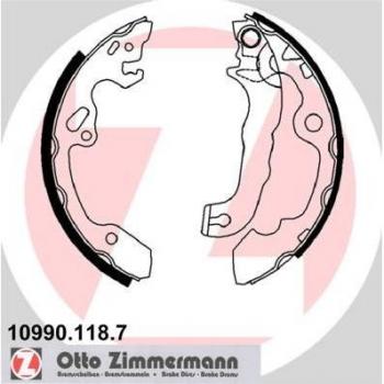 Juego de zapatas de frenos ZIMMERMANN 10990.118.7, frenos de tambor