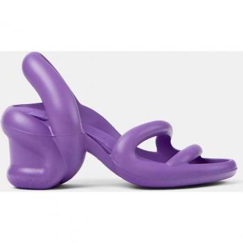 Sandalias de tacón de mujer Kobarah lisas con estética informal - Púrpura Talla 37