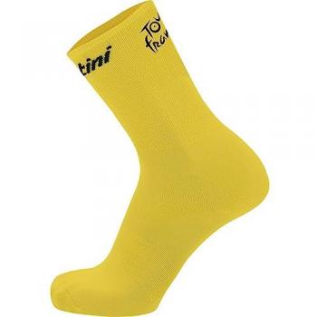 Calcetines Santini Tour de Francia 2024 Líder Clasificación General - XL-XXL