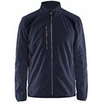 Dark Navy/Black XXXL Microfleece Work Jacket