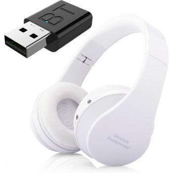 Auriculares Bluetooth HiFi para TV, inalámbricos con graves profundos y transmisor para ordenador y teléfono