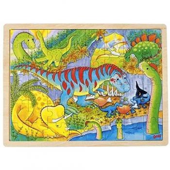 Puzzle de Encaje Dinosaurios - 48 Piezas - Goki