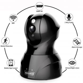 Aoleca Cámara de Vigilancia 1080P Full HD WiFi