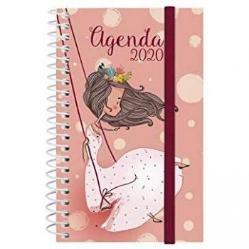 Finocam - Agenda 2020 semana vista apaisada Espiral Design Collection Romantic español