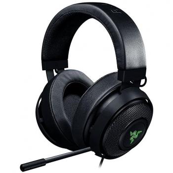 Auriculares Gaming Razer Kraken 7.1 V2 Oval Negros con Sonido Envolvente Virtual, Micrófono de Cancelación de Ruido y Drivers Neodimio 50mm - Compatible con PC/Mac/PS4/Xbox