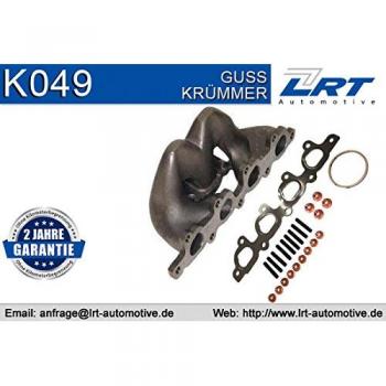 Colector de escape LRT K049 - Sistema de escape con piezas de ensamblaje