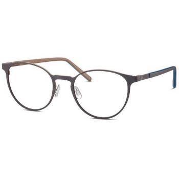 Mini 742039 60 Men's Grey Eyeglasses Frame - Size 50 with Blue Light Block Option