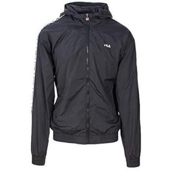 Fila Tacey Black Men's Windbreaker Jacket Size L
