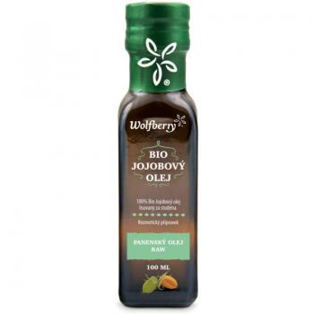 Wolfberry Jojoba Oil Organic 100 ml - Organic Jojoba Oil for Face, Body and Hair