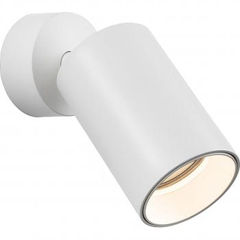 Foco de techo individual Spot Max blanco 1 bombilla 13cm