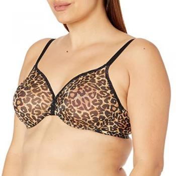 Gossard Women's Sheer Plunge Animal Print Bra - Multicolour - Size 36A