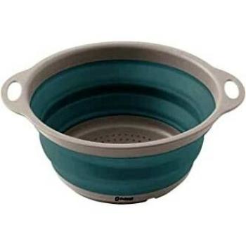 Colador Collaps Azul Outwell - Utensilios de cocina para camping, colador plegable, diseño compacto, material resistente y ligero, fácil de almacenar y transportar