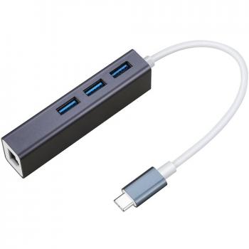 Mondpalast @ Adaptador USB 3.1 Tipo C a LAN RJ45 Tipo-C a Ethernet USB-C a 3-port USB Cable Conversor para Apple MacBook Mac Book