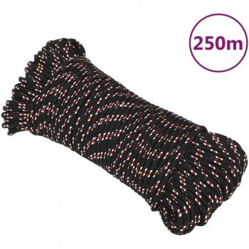 Cuerda de trabajo polipropileno negra 3 mm 250 m