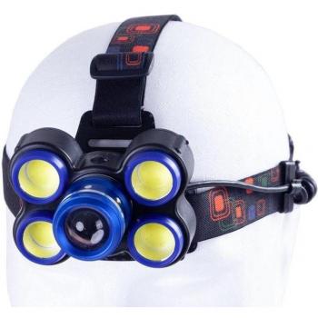 Luz Frontal Bekele 10W XPE + 4 x 3W COB Aluminio/ABS