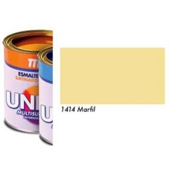 Titan M3539 - Esmalte al agua unilak satinado marfil 750 ml