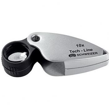 Lupa Plegable Tech-Line Aumento 6x Diámetro Lente 22,8 mm SCHWEIZER