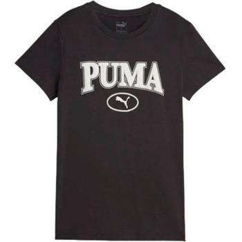 Camiseta Puma Squad Graphic para Mujer, Negro, Modelo 676611-01