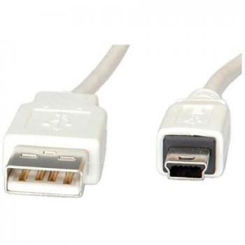 Nilox 1.8m USB A MiniUSB B 2.0 Male ConnectorMale Connector Blanco