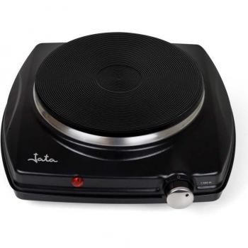 Cocina Eléctrica Portátil JATA JECE1231 1 Placa de 1500W Diámetro 187mm con Termostato Regulable - Color Negro