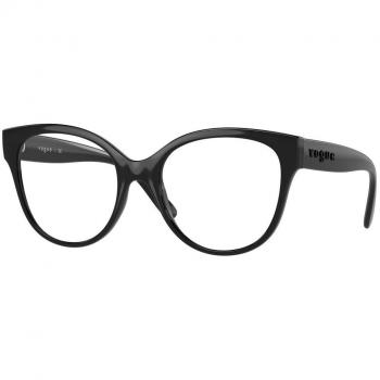 Vogue Eyewear VO5421F Asian Fit W44 Armazones y Lentes Recetados para Mujer Negros