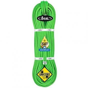 Beal Opera II 8.5mm Unicore Dry Cover Climbing Rope 50m Green