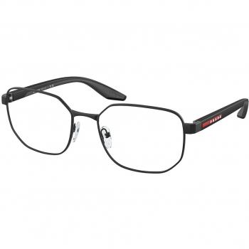 Prada Linea Rossa PS50QV DG01O1 Gafas Recetadas para Hombre Negras con armazones negros y lentes de 57