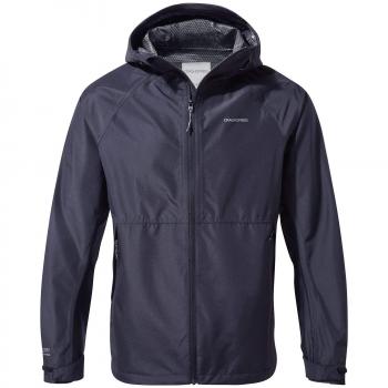 Craghoppers Chaqueta impermeable Remus para hombre, Hombre, Chaqueta impermeable, CMW771 7V150, Azul Marino, S