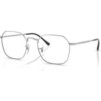 Ray-Ban RX3694V Jim 0RX3694V 2501 Unisex Geometric Silver Eyeglasses