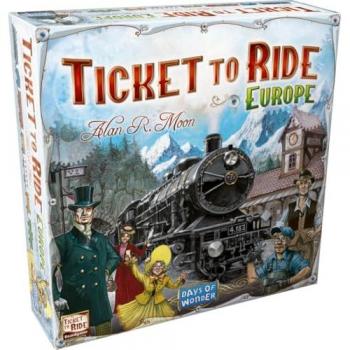 Ticket to Ride: Europe Board Game - Ages 8+, 2-5 Players, Average Playtime 30-60 Minutes