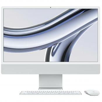 iMac Apple (2023) 24 Retina 4.5K, Chip M3, CPU 8 núcleos, GPU 10 núcleos, 16GB RAM, 512GB SSD, Color Plata