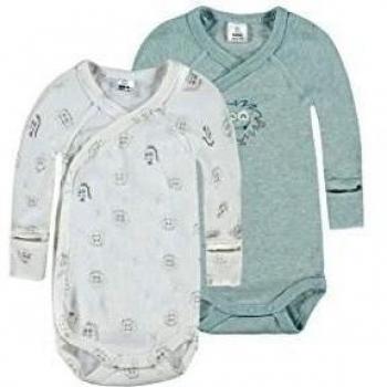 Kanz Wickelbody 1/1 Arm, Body para Niñas, Multicolor