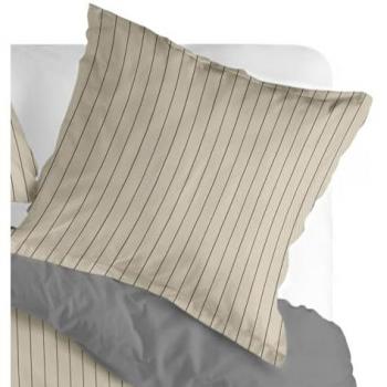 Funda de Almohada Oxford Beige 45x110 cm (Cama 90) - Pack x2, 100% Algodón