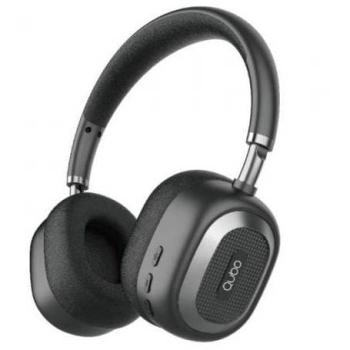 Auriculares Inalámbricos Qubo HD-100 Bluetooth 5.4 con Micrófono Integrado Negros Over-ear