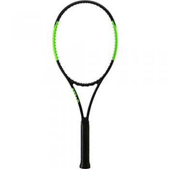 Wilson Blade 98L 16X19 FRM W/O Raqueta de Tenis, Unisex Adulto, Negro / Verde